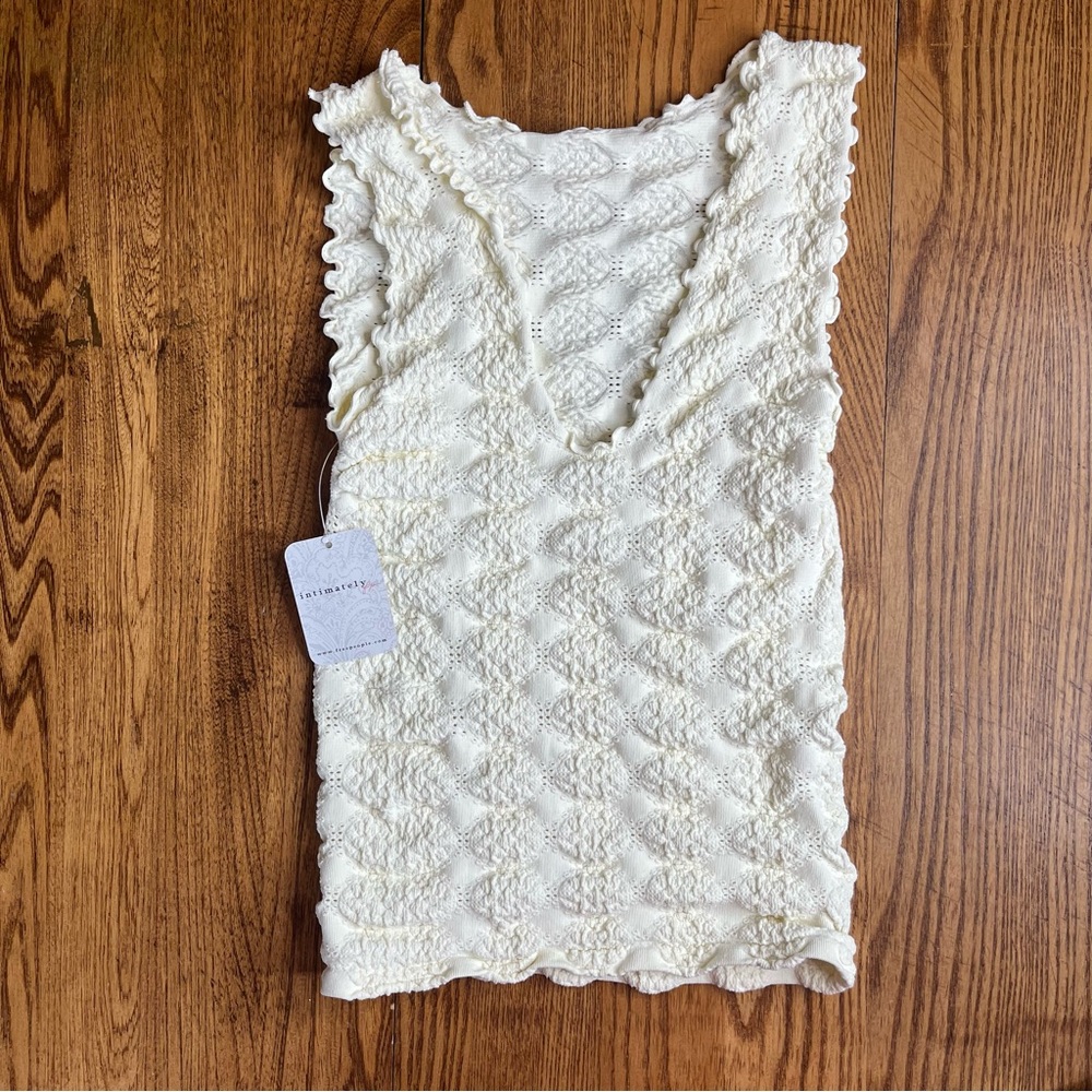 NWT Free People Intimidate Top M-L